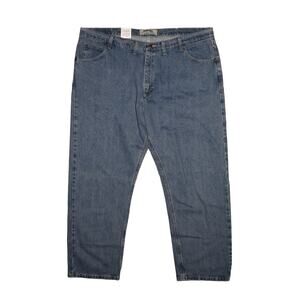 WRANGLER NEW $54 Authentics Relaxed‎ Fit Straight Leg Cotton Jean Men's 46
